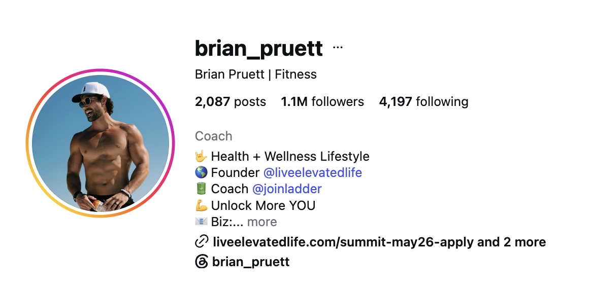 Brian Pruett en Ladder