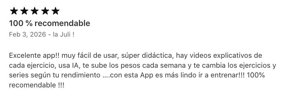 Review de usuario de Gravl 5